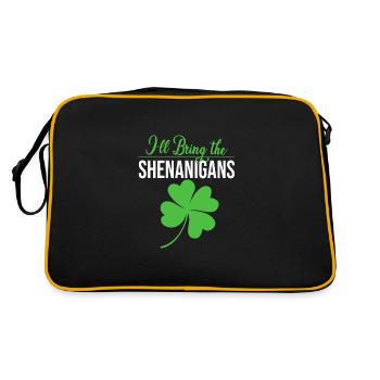 Shenanigan - Retro Bag - black/gold - Back