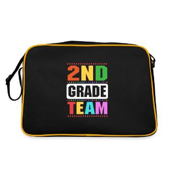 2nd Grade - Retro Bag - black/gold - Back