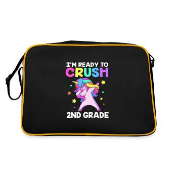 2nd Grade - Retro Bag - black/gold - Back