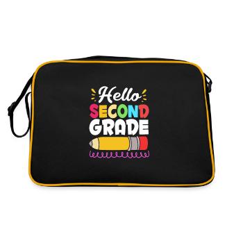 2nd Grade - Retro Bag - black/gold - Back