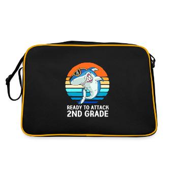 2nd Grade - Retro Bag - black/gold - Back