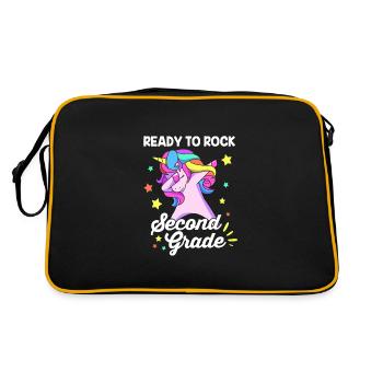 2nd Grade - Retro Bag - black/gold - Back