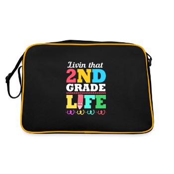 2nd Grade - Retro Bag - black/gold - Back
