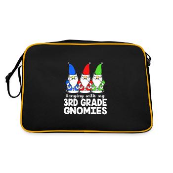 3ème année - Sac Retro - noir/or - Dos
