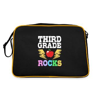 3rd Grade - Retro Bag - black/gold - Back