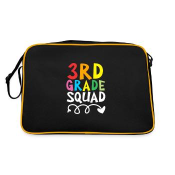 3rd Grade - Retro Bag - black/gold - Back