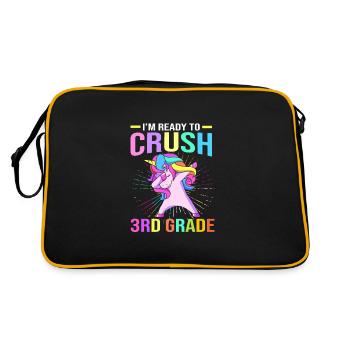 3ème année - Sac Retro - noir/or - Dos