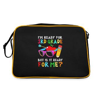 3ème année - Sac Retro - noir/or - Dos
