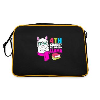 4th Grade - Retro Bag - black/gold - Back