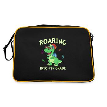 4th Grade - Retro Bag - black/gold - Back