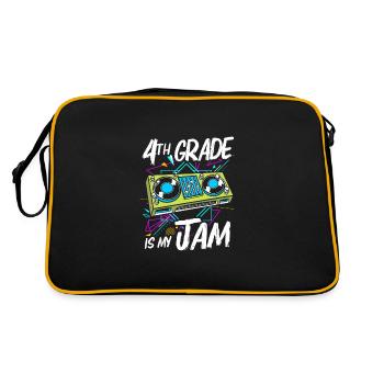 4th Grade - Retro Bag - black/gold - Back