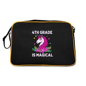 4th Grade - Retro Bag - black/gold - Back
