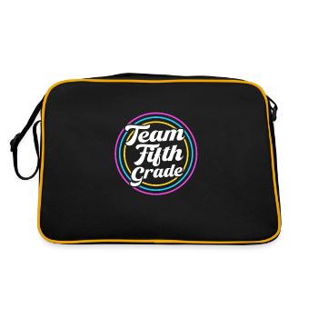 5th Grade - Retro Bag - black/gold - Back