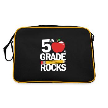 5th Grade - Retro Bag - black/gold - Back