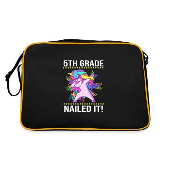 5th Grade - Retro Bag - black/gold - Back
