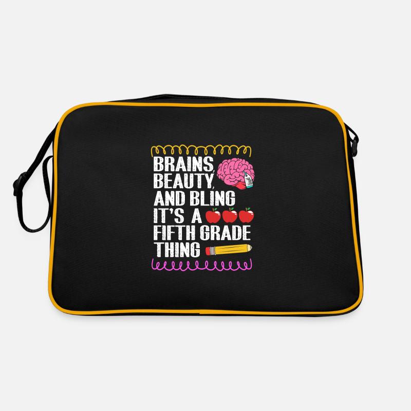 5. Klasse Retro Tasche