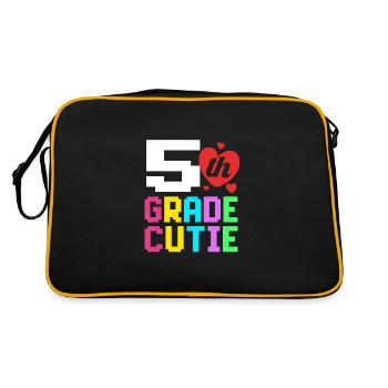 5th Grade - Retro Bag - black/gold - Back