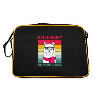 6th Grade - Retro Bag - black/gold - Back
