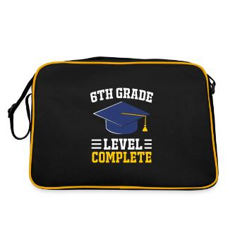 6th Grade - Retro Bag - black/gold - Back