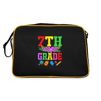 7th Grade - Retro Bag - black/gold - Back