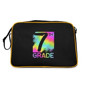 7th Grade - Retro Bag - black/gold - Back