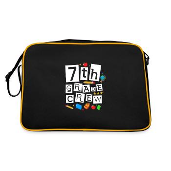 7th Grade - Retro Bag - black/gold - Back