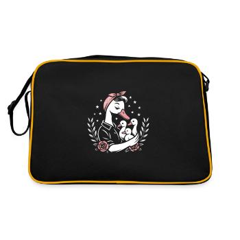 Mignon coureur canard coureur canard élevage poussin - Sac Retro - noir/or - Dos
