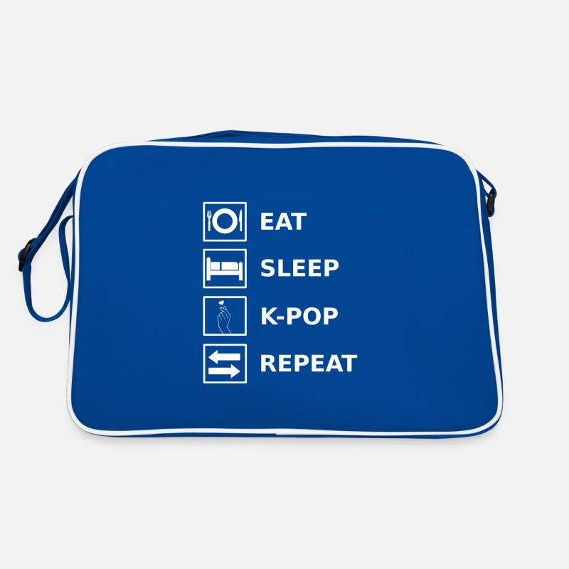 Manger Dormir K-Pop Répéter Sac Retro