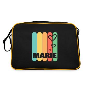 Cœurs Marie - Sac Retro - noir/or - Dos