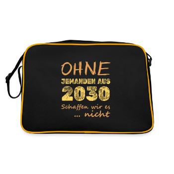 il 2030 - Sac Retro - noir/or - Dos