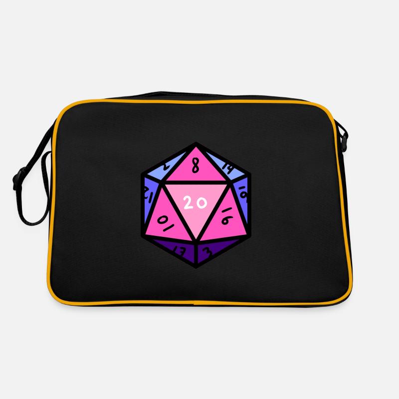 Omnisexual D20 Cubes Omnisexual Pride Sac Retro