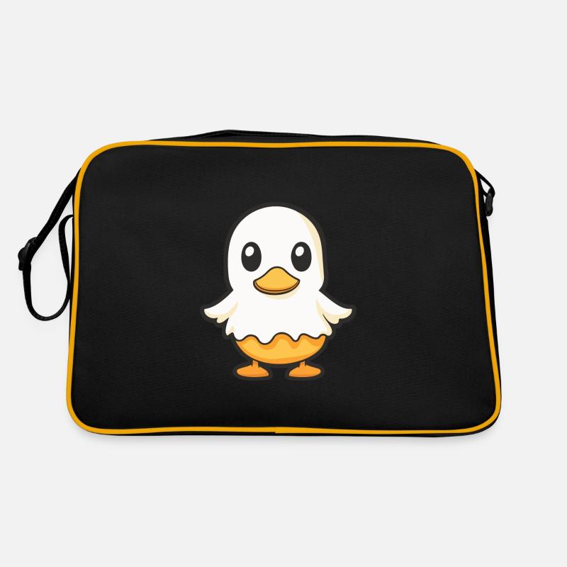 Duck Halloween Funny Ghost Retro Bag