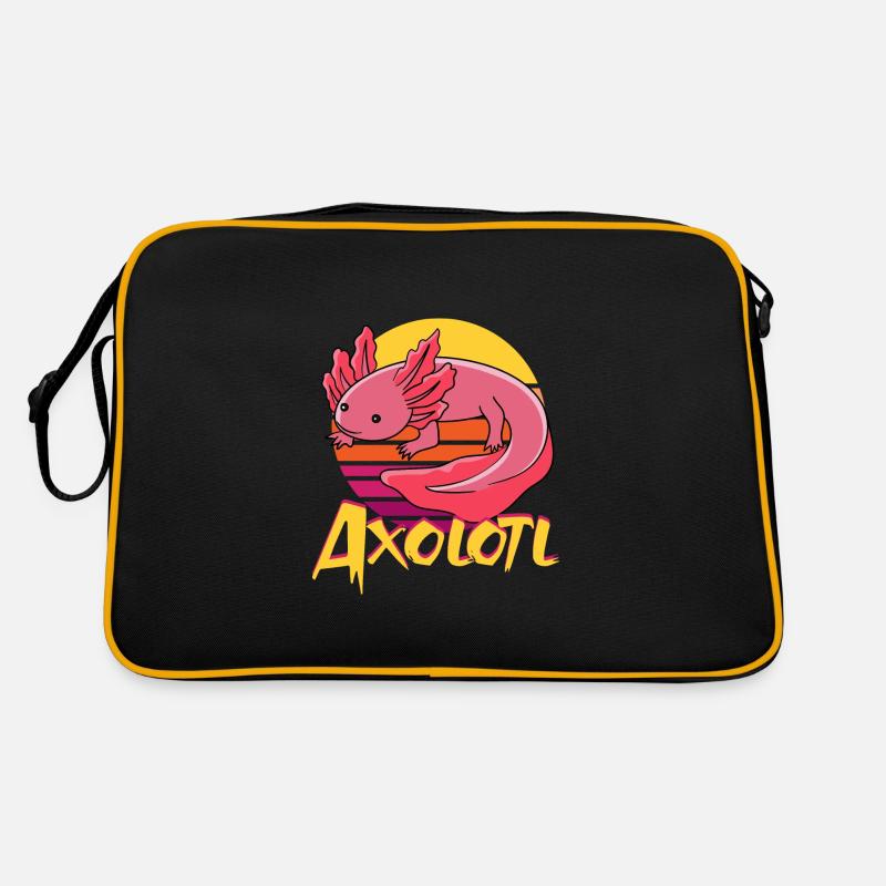 Vintage Axolotl Retro Tasche