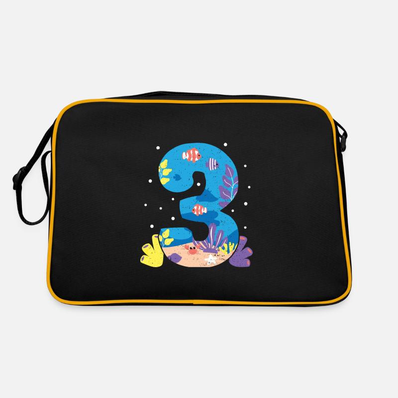 3 - 3. Geburtstag Retro Tasche