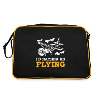 Pilote d’avion - Sac Retro - noir/or - Dos