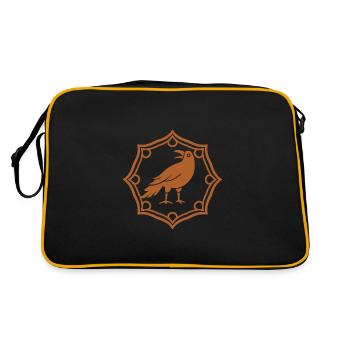Oiseau - Nature - Voler - Gratuit - Sac Retro - noir/or - Dos