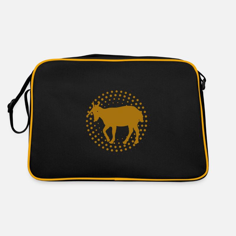 Chèvre - Chèvre - Chèvre - Ferme - Zoo - Vacances Sac Retro