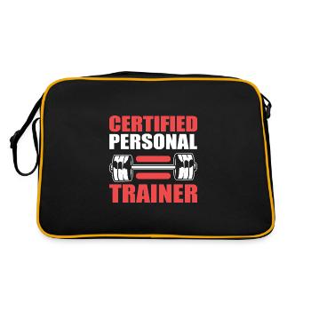Fitness - Retro Bag - black/gold - Back