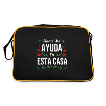 Latina Mom Latino - Retro Bag - black/gold - Back