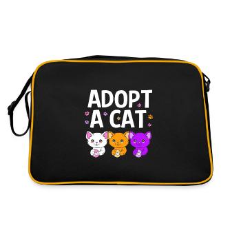 Sauvetage des animaux Droits des animaux Refuge pour animaux de sauvetage des animaux - Sac Retro - noir/or - Dos