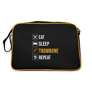 Trombone - Sac Retro - noir/or - Dos