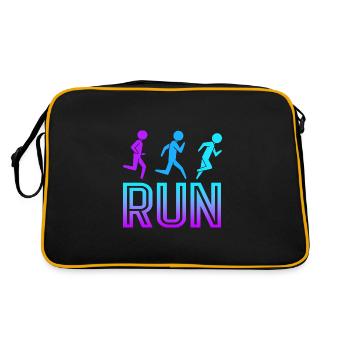 Marathon Marathon Runner - Retro Bag - black/gold - Back