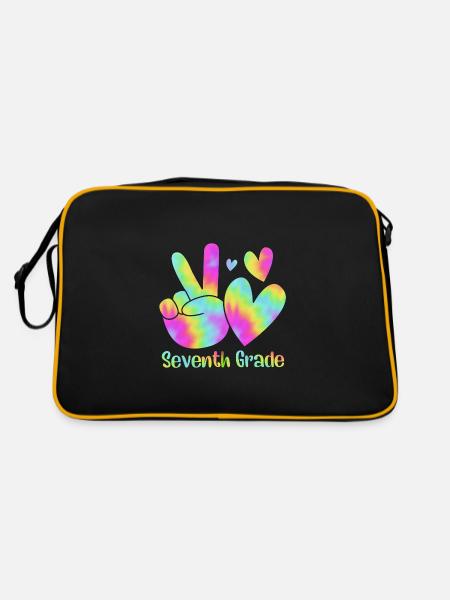 7th Grade - Retro Bag - black/gold - Back