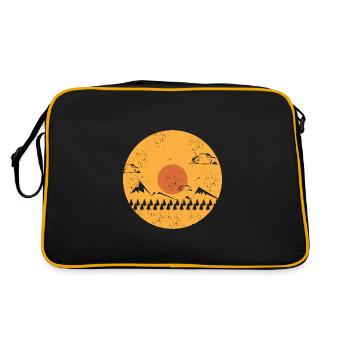 Vinyle - Sac Retro - noir/or - Dos