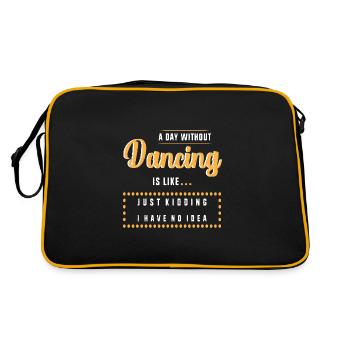 Danseuse Chorégraphe Danseuse Danse Professeur de danse - Sac Retro - noir/or - Dos