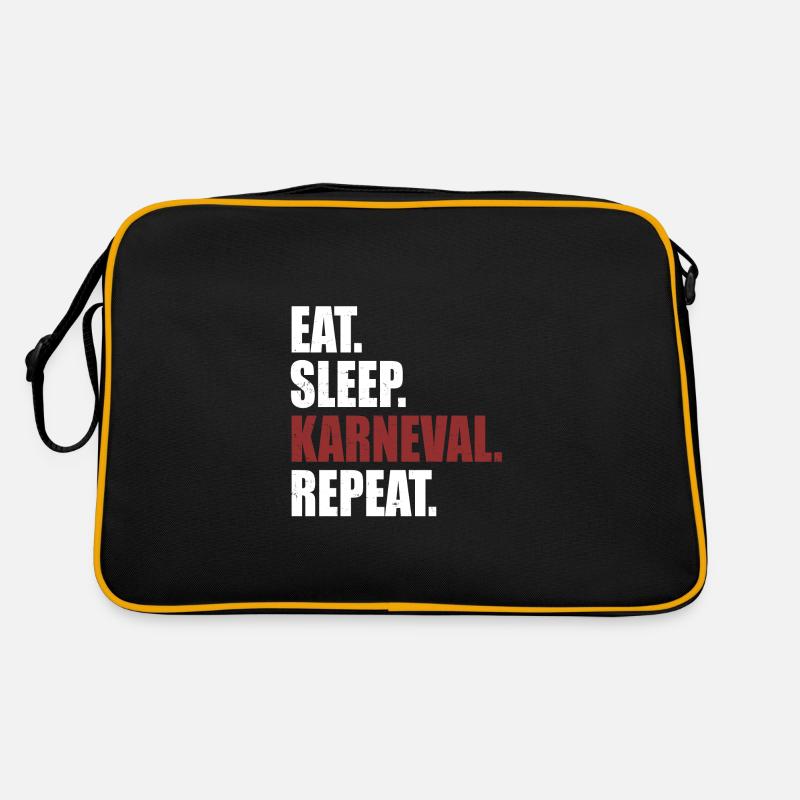 Karneval feiern Retro Tasche