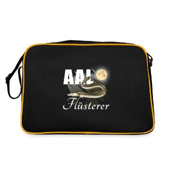 Eel Whisperer - Full Moon - Retro Bag - black/gold - Back