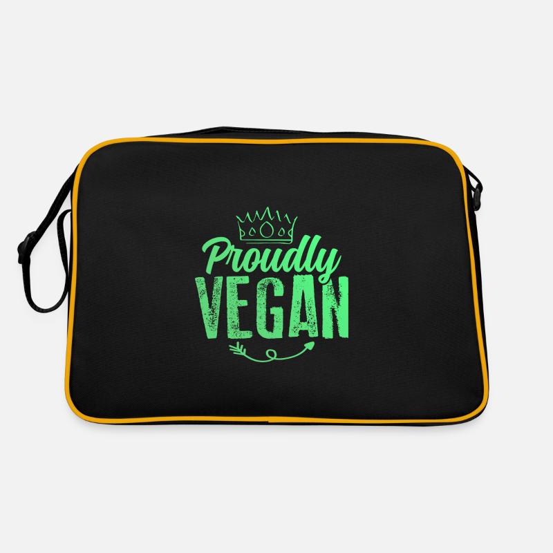 Fier végétalien Sac Retro