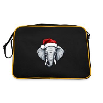 Noël tête d’éléphant - Sac Retro - noir/or - Dos
