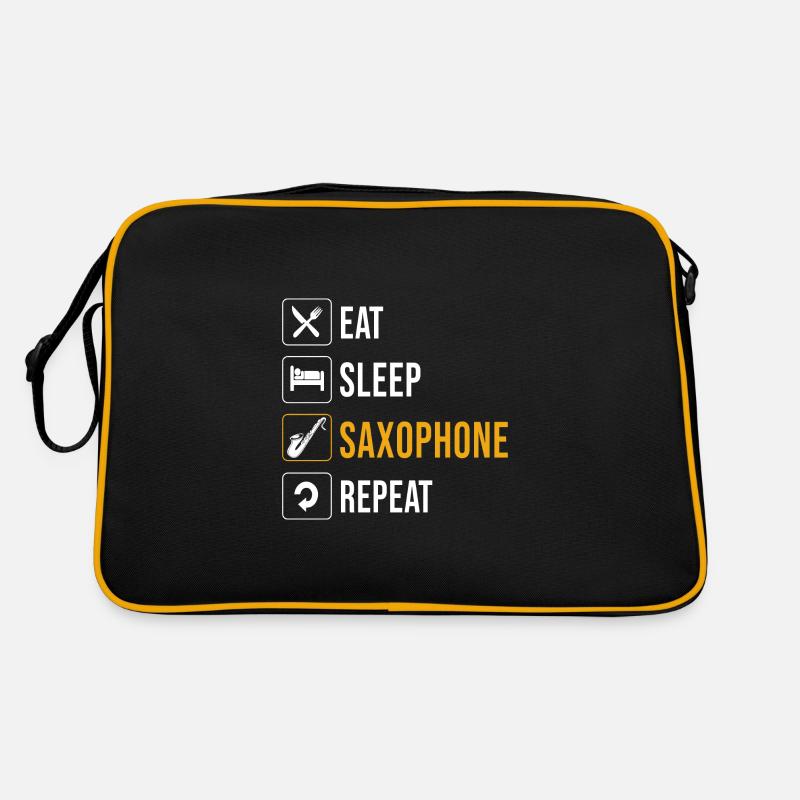 Saxophon Saxophonist Retro Tasche